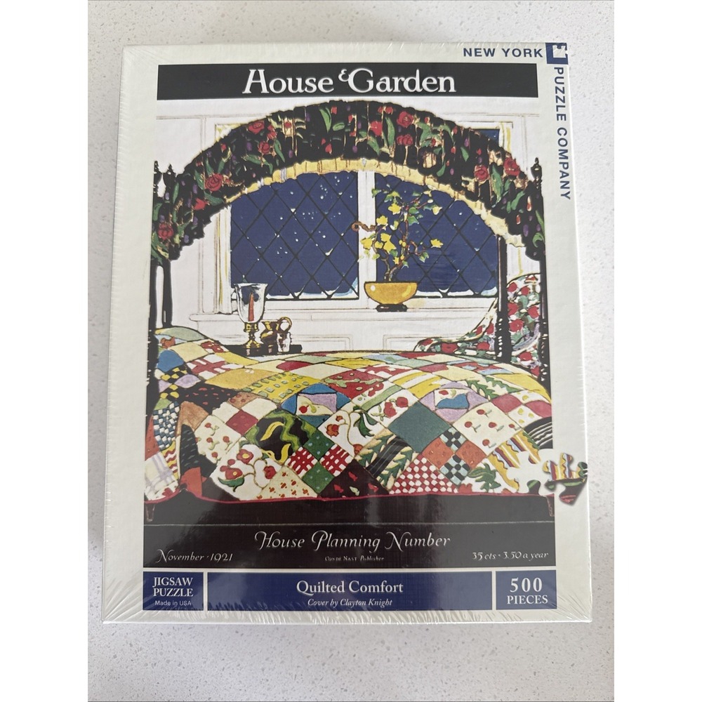 New York Puzzle Company House & Garden Magazine, November 1921 Home Design Quilt